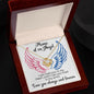 Mama of an Angel - I will hold you in my heart 14K White Gold Finish / Two-Toned Box Jewelry Giftinum
