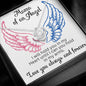 Mama of an Angel - I will hold you in my heart 14K White Gold Finish / Two-Toned Box Jewelry Giftinum