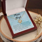 Mama of an Angel Love Knot Necklace - How very softly you tiptoed into our World 14K White Gold Finish / Two-Toned Box Jewelry Giftinum
