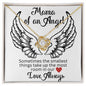 Mama of an Angel Love Knot Necklace - Sometimes the smallest things 18K Yellow Gold Finish / Two-Toned Box Jewelry Giftinum