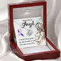 Mama of an Angel Necklace 14K White Gold Finish / Luxury Box Jewelry Giftinum