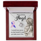 Mama of an Angel Necklace 14K White Gold Finish / Standard Box Jewelry Giftinum