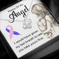 Mama of an Angel Necklace 14K White Gold Finish / Standard Box Jewelry Giftinum