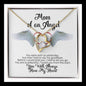 Mama of an Angel Necklace - You were with us yesterday 18k Yellow Gold Finish / Standard Box Jewelry Giftinum