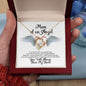 Mama of an Angel Necklace - You were with us yesterday 18k Yellow Gold Finish / Luxury Box / Luxury Box Jewelry Giftinum