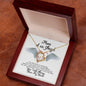 Mama of an Angel Necklace - You were with us yesterday 14k White Gold Finish / Standard Box Jewelry Giftinum