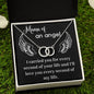 Mama of an Angel perfect pair necklae Two Tone Box Jewelry Giftinum