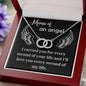 Mama of an Angel perfect pair necklae Two Tone Box Jewelry Giftinum