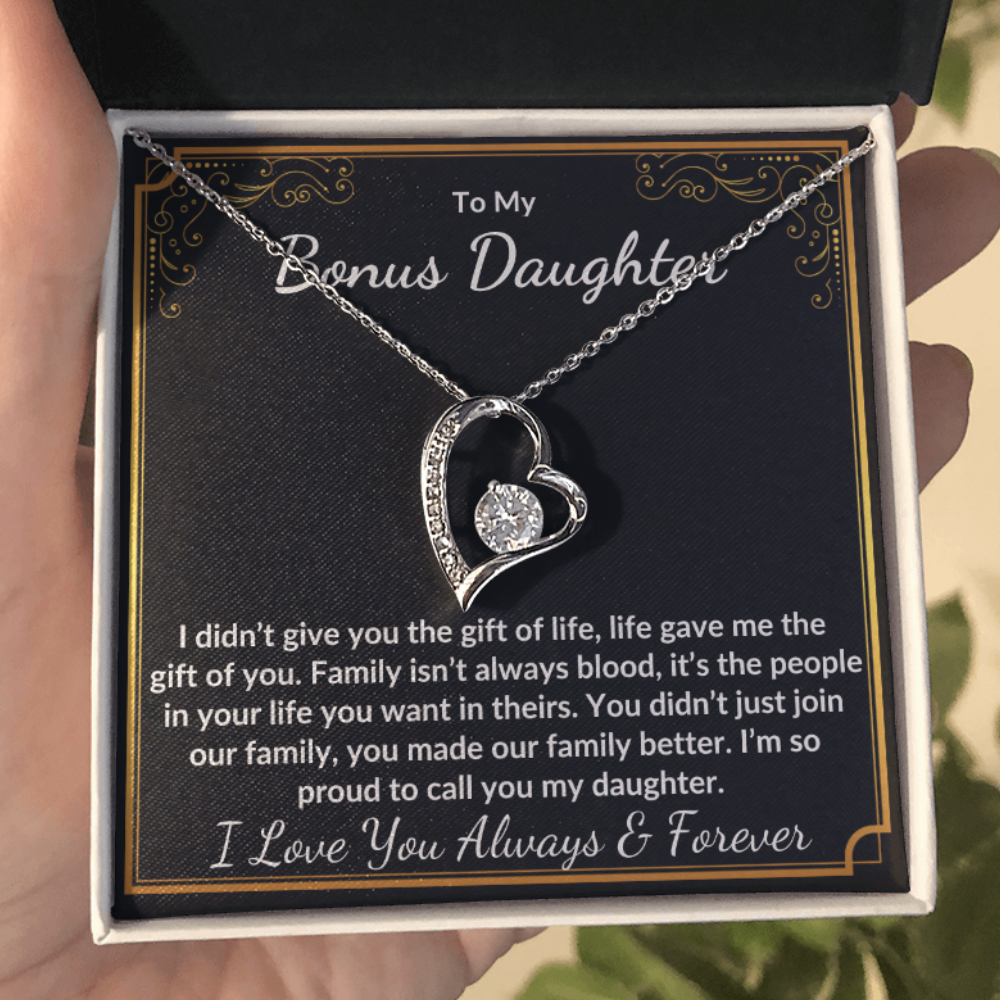 To My Bonus Daughter Necklace | The Gift of You