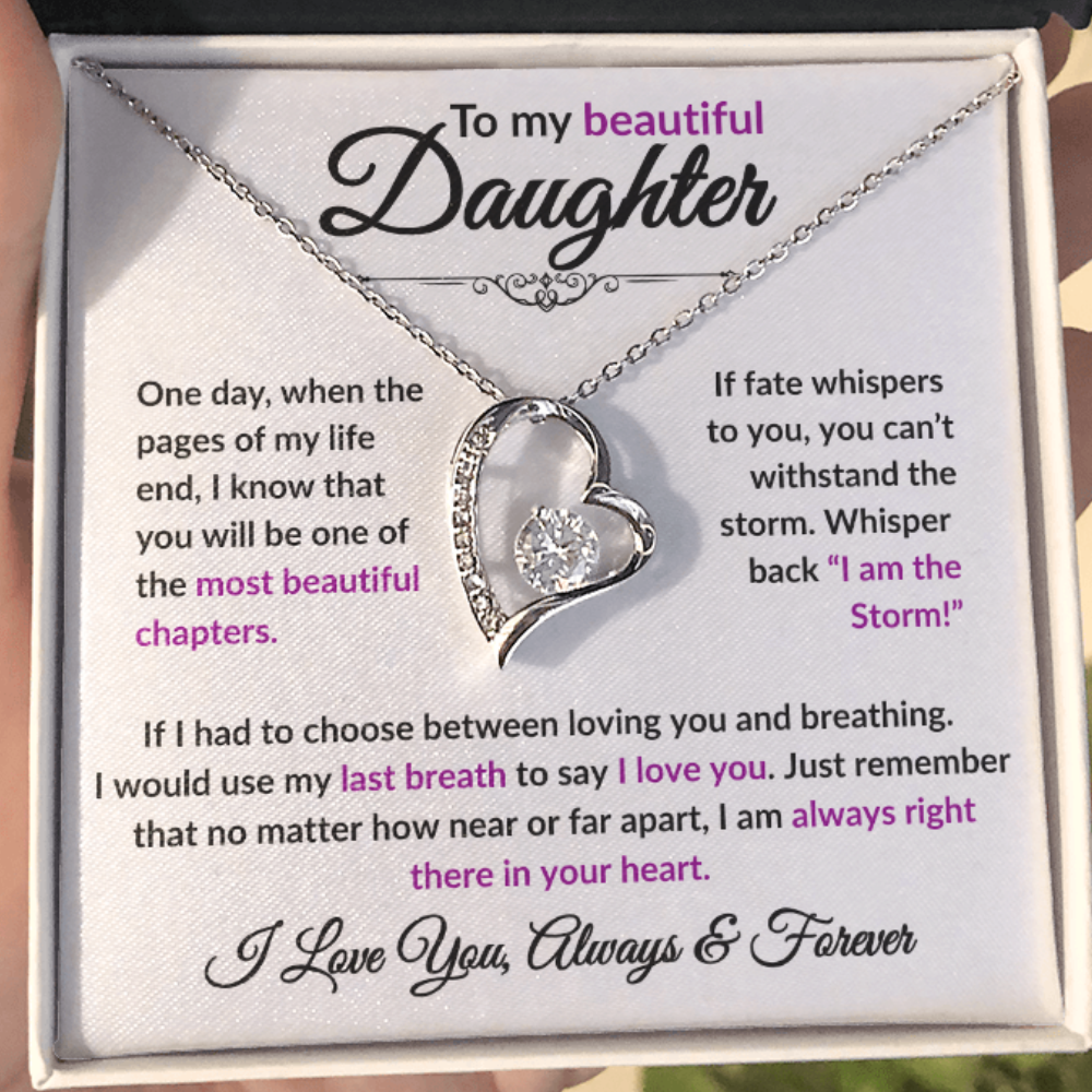 To My Beautiful Daughter - "I am the Storm"