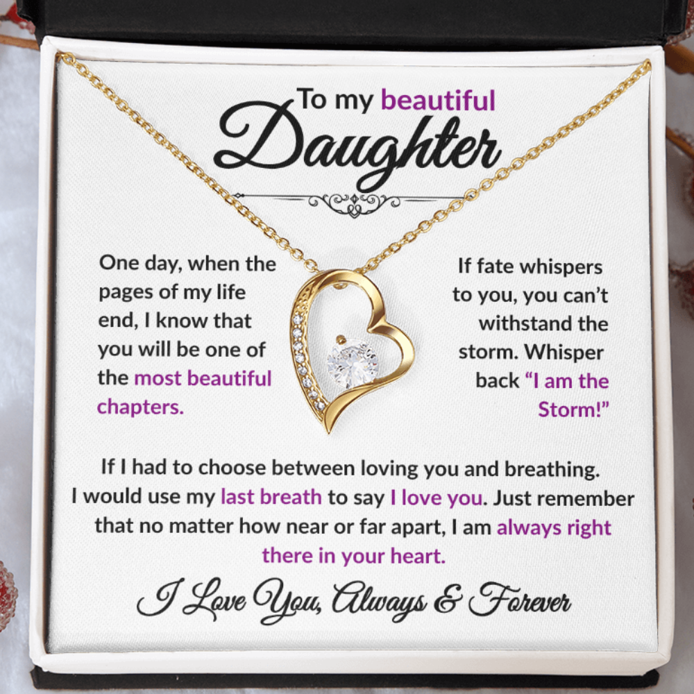 To My Beautiful Daughter - "I am the Storm"