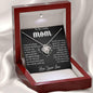 Mom Necklace - I Appreciate The Thoughtful Things You Do 14K White Gold Finish / Luxury Box w/LED Jewelry Giftinum