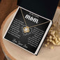 Mom Necklace - I Appreciate The Thoughtful Things You Do 18K Yellow Gold Finish / Two-Toned Box Jewelry Giftinum