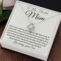 Mom Necklace - I will always need you 14K White Gold Finish / Two-Toned Box Jewelry Giftinum