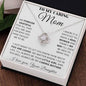 Mom Necklace - Forever Grateful 14K White Gold Finish / Two-Toned Box Jewelry Giftinum