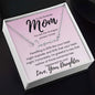 Mom Script Name Necklace - Head might explode Polished Stainless Steel / Standard Box Jewelry Giftinum