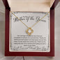 Mother of the Groom Wedding Gift - Our Marriage 18K Yellow Gold Finish / Luxury Box w/LED Jewelry Giftinum