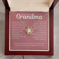 My Amazing Grandma 14K White Gold Finish / Standard Box Jewelry Giftinum