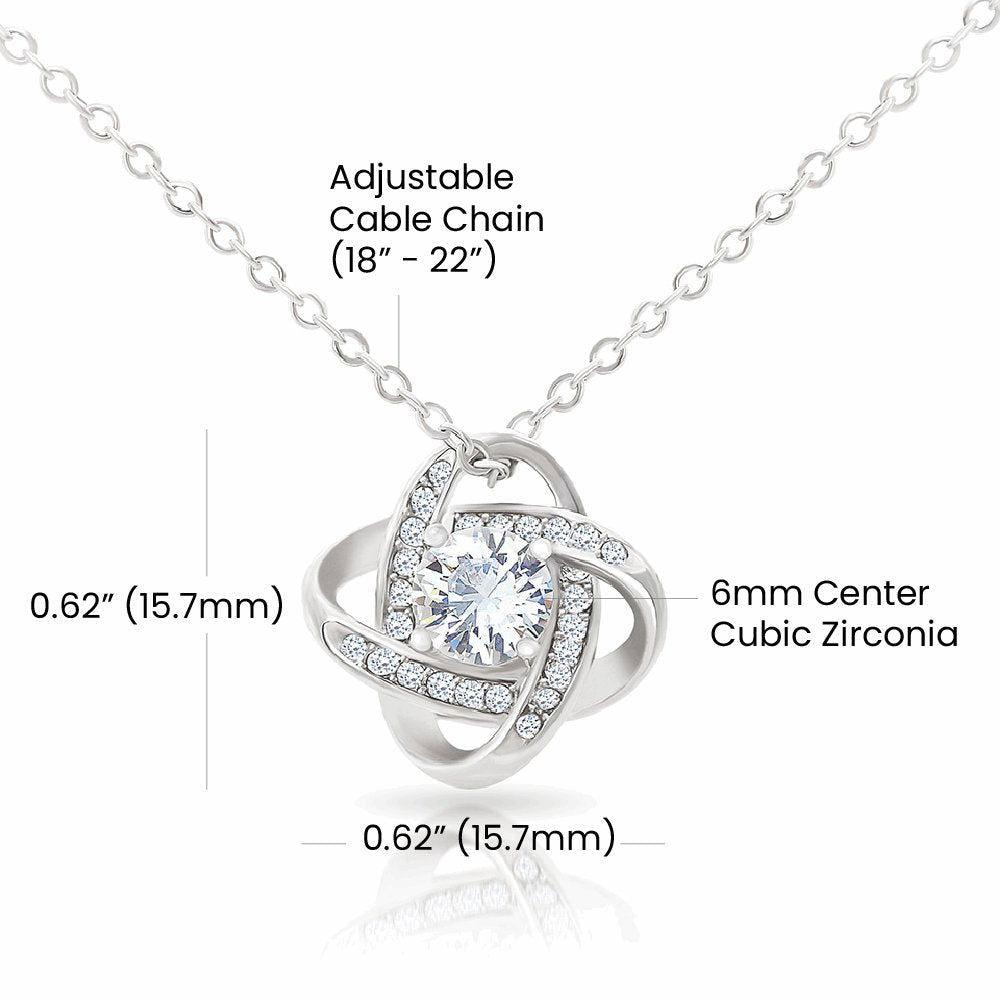 My Best Bonus Mom Necklace - Anyone can be a mother 14K White Gold Finish / Two-Toned Box Jewelry Giftinum