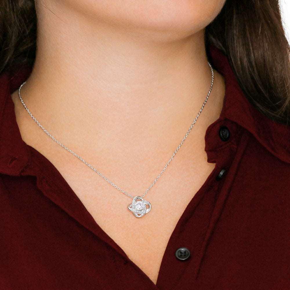 My Best Bonus Mom Necklace - Anyone can be a mother 14K White Gold Finish / Two-Toned Box Jewelry Giftinum