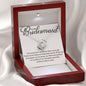 My Bridesmaid - Your presence in my life 14K White Gold Finish / Luxury Box Jewelry Giftinum