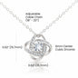 My Loving Mom Necklace - You held my hand for many years 14K White Gold Finish / Two-Toned Box Jewelry Giftinum