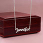 Personalized Name Necklace for Significant Other Polished Stainless Steel / Standard Box Jewelry Giftinum