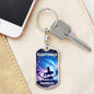 Sagittarius Keychain Dog Tag with Swivel Keychain (Steel) / No Jewelry Giftinum