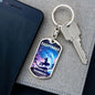 Sagittarius Keychain Dog Tag with Swivel Keychain (Steel) / No Jewelry Giftinum