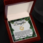 Someday when the pages of my life end - Daughter Necklace 14K White Gold Finish / Two-Toned Box Jewelry Giftinum