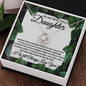 Someday when the pages of my life end - Daughter Necklace 14K White Gold Finish / Two-Toned Box Jewelry Giftinum
