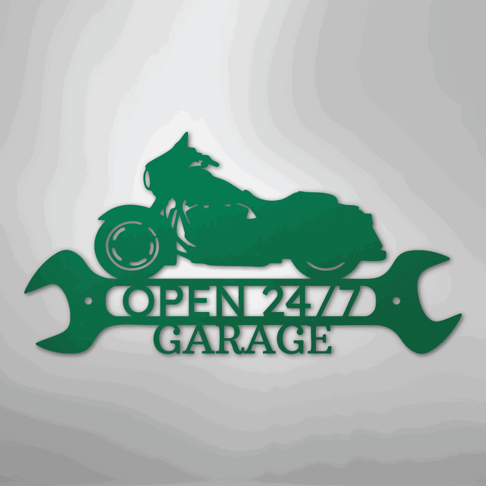 Street Glide Shop Monogram - Steel Sign - Giftinum