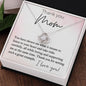 Thank You Mom Necklace 14K White Gold Finish / Two-Toned Box Jewelry Giftinum