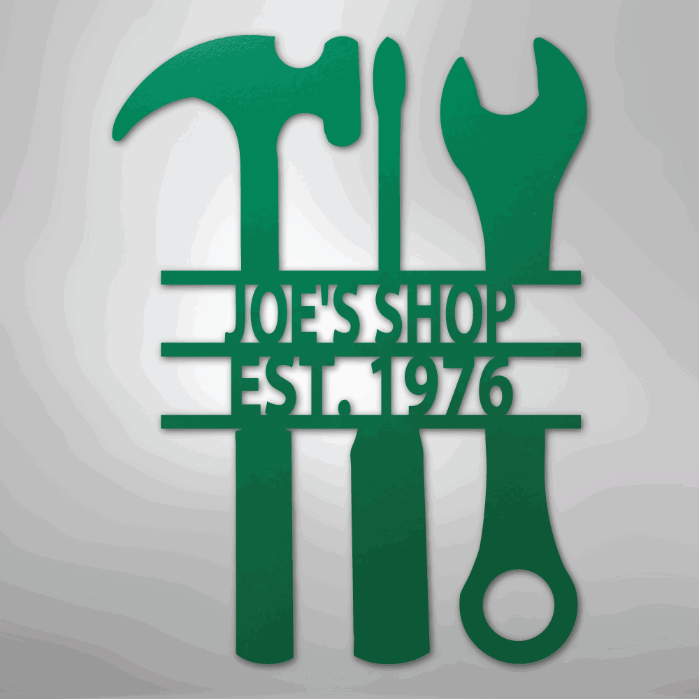 The Garage - Steel Sign - Giftinum