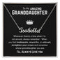 To My Amazing Granddaughter Polished Stainless Steel / Two-Toned Box Jewelry Giftinum