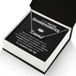 To My Amazing Granddaughter Polished Stainless Steel / Two-Toned Box Jewelry Giftinum