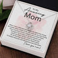 To My Amazing Mom - Thank You For All Love knot 14K White Gold Finish / Standard Box Jewelry Giftinum