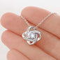 To My Amazing Mom - Thank You For All Love knot 14K White Gold Finish / Standard Box Jewelry Giftinum