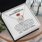 To My Badass Granddaughter - Always Remember - Necklace Polished Stainless Steel & Rose Gold Finish / Two-Toned Box Jewelry Giftinum