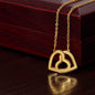 To My Badass Granddaughter - Always Remember - Necklace Polished Stainless Steel & Rose Gold Finish / Two-Toned Box Jewelry Giftinum
