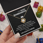 To My Badass Granddaughter Love Knot Necklace - Whenever you feel 18K Yellow Gold Finish / Standard Box Jewelry Giftinum