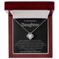 To My Beautiful Daughter - Always remember how proud 14K White Gold Finish / Standard Box Jewelry Giftinum