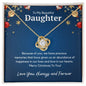 To My Beautiful Daughter - Because of you 18K Yellow Gold Finish / Two-Toned Box Jewelry Giftinum