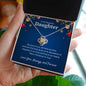 To My Beautiful Daughter - Because of you 14K White Gold Finish / Two-Toned Box Jewelry Giftinum