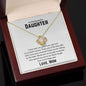 To My Beautiful Daughter - I have seen you grow 14K White Gold Finish / Two-Toned Box Jewelry Giftinum