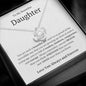 To My Beautiful Daughter - You are such a beautiful girl 14K White Gold Finish / Two-Toned Box Jewelry Giftinum
