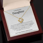 To My Beautiful Daughter - You are such a beautiful girl 14K White Gold Finish / Two-Toned Box Jewelry Giftinum