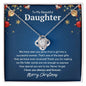 To My Beautiful Daughter Christmas Gift- We have seen you grow 14K White Gold Finish / Two-Toned Box Jewelry Giftinum