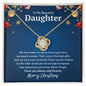 To My Beautiful Daughter Christmas Gift- We have seen you grow 18K Yellow Gold Finish / Two-Toned Box Jewelry Giftinum