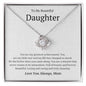 To My Beautiful Daughter Gift From Mom - You are my greatest achievement 14K White Gold Finish / Two-Toned Box Jewelry Giftinum